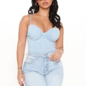 Denim Bodysuit